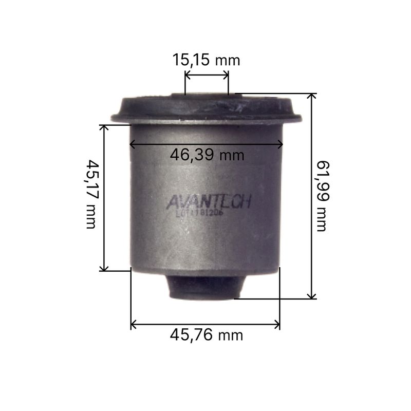 Сайлентблок переднего верхнего рычага Avantech (4 шт/авто)(Кратность 1 шт) AVANTECH ASB4105