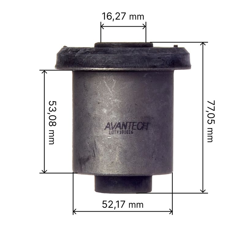 Сайлентблок переднего нижнего рычага задний Avantech(Кратность 1 шт) AVANTECH ASB0546