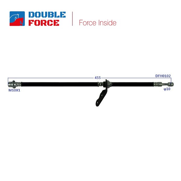 Шланг тормозной Double Force DOUBLE FORCE DFH0102