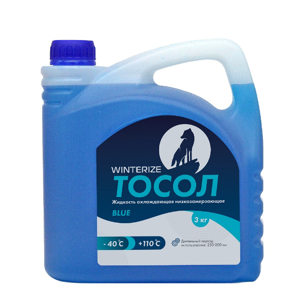 Охлаждающая Жидкость Winterize Тосол Синий -40 3Кг WINTERIZE 