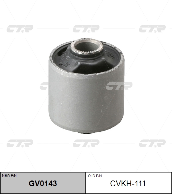 Сайлентблок (Кратность 1 шт) HO Accord CB (F20A3F20A2F20A6F22A6F22A3) 20-22 90-93HY Accent 94-99 CTR GV0143