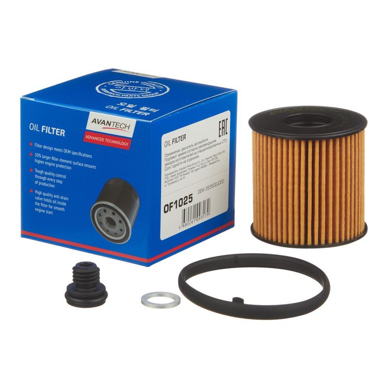 Сменный блок масляного фильтра двигателя