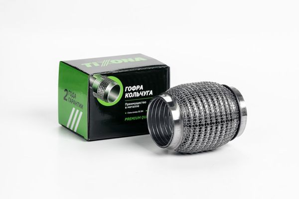 Гофра 55/100 (AISI 304 wire mesh interlock) TIXONA P55100WM