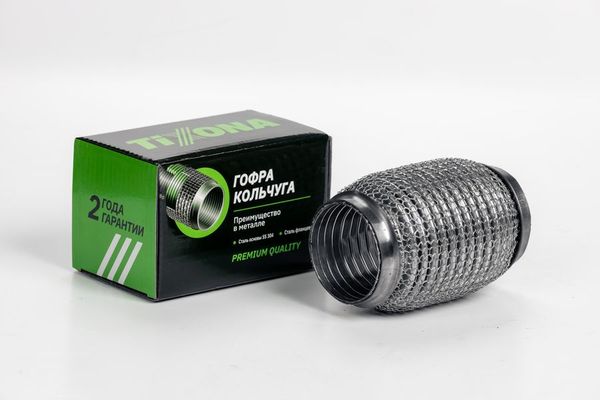 Гофра Глушителя 55X120 Кольчуга С Обмоткой EuroEX 