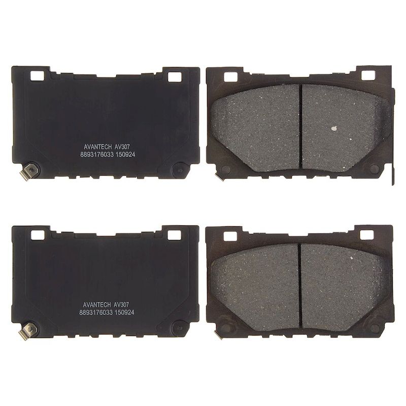 Колодки тормозные дисковые  передние (противоскрипная пластина в компл) AVANTECH AV307