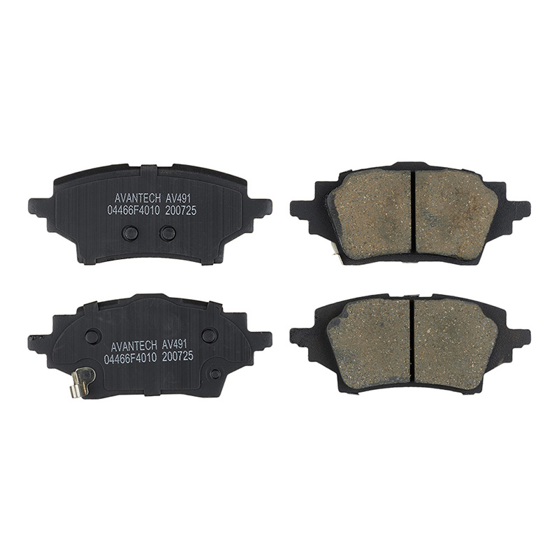 Колодки тормозные дисковые  задние (противоскрипная пластина в компл) AVANTECH AV491