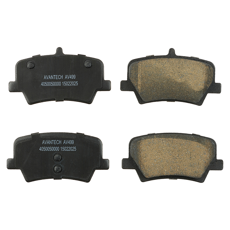 Колодки тормозные дисковые  задние (противоскрипная пластина в компл) AVANTECH AV499