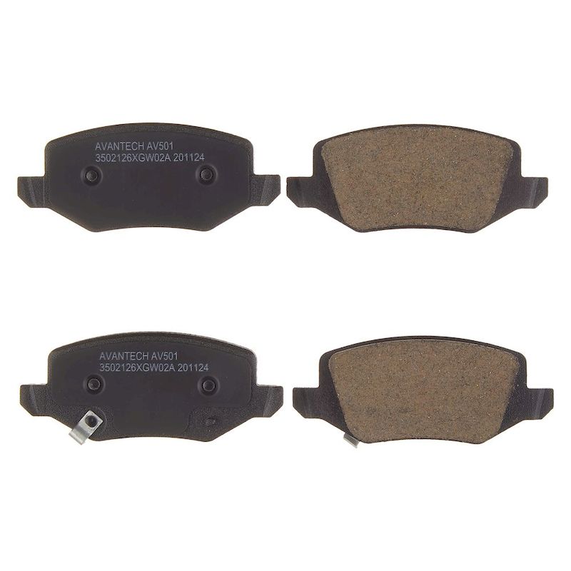Колодки тормозные дисковые  задние (противоскрипная пластина в компл) (R)  Jolion AVANTECH AV501