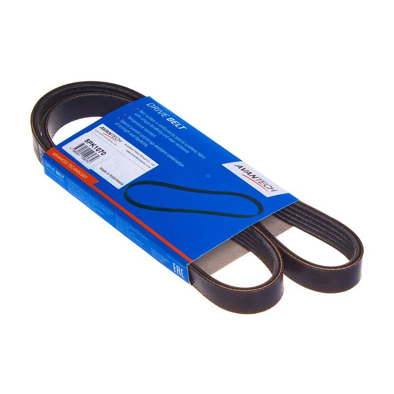 РЕМНИ ПРИВОДНЫЕ AVANTECH 5PK1070